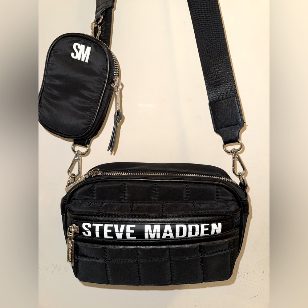 🛍️Steve Madden Black Bag 🛍️EUC